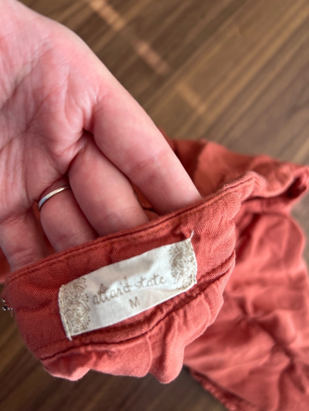 Altar'd State Rust Red Ruffled Skort - Picture 4 of 4